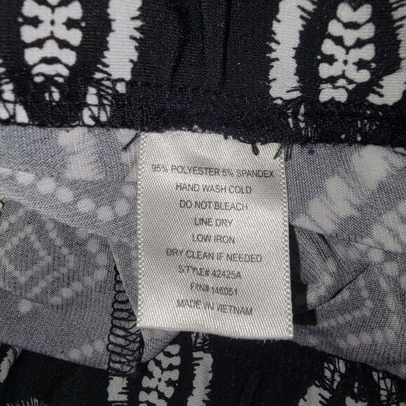 Monteau straight leg diamond boho jersey pants size XL - Picture 5 of 5